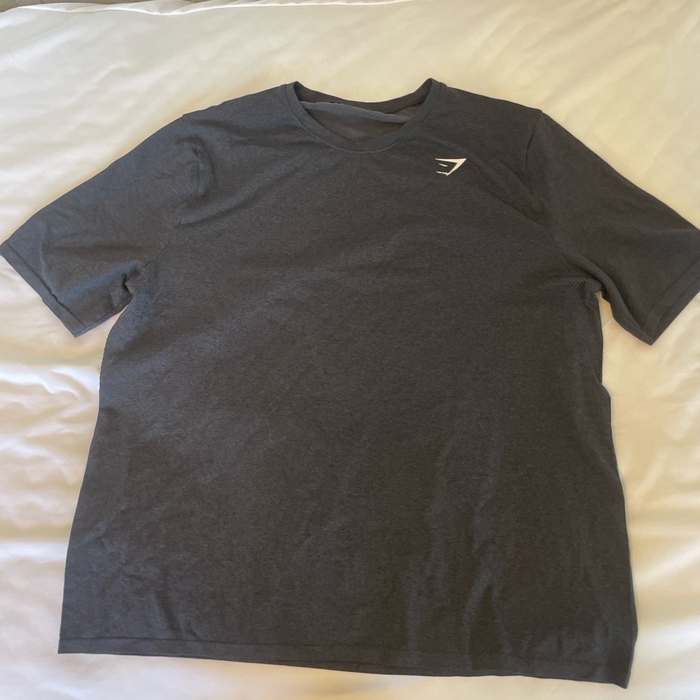 Gymshark Gray Short Sleeve Gym Tee